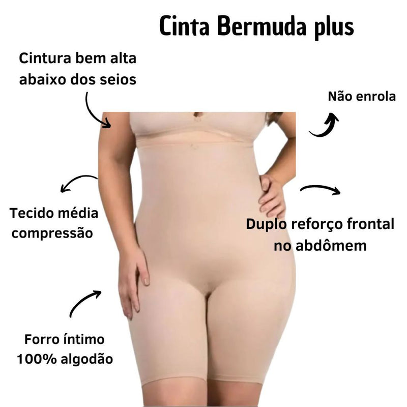 Cinta modeladora Plus Size- UP Shaper