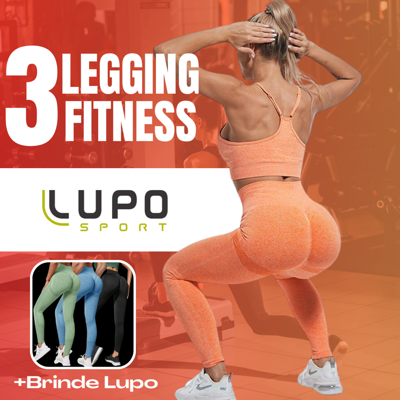 3 Leggings Lupo | Modelagem 3D e Não Marca [LIQUIDAÇÃO FRETE GRÁTIS]