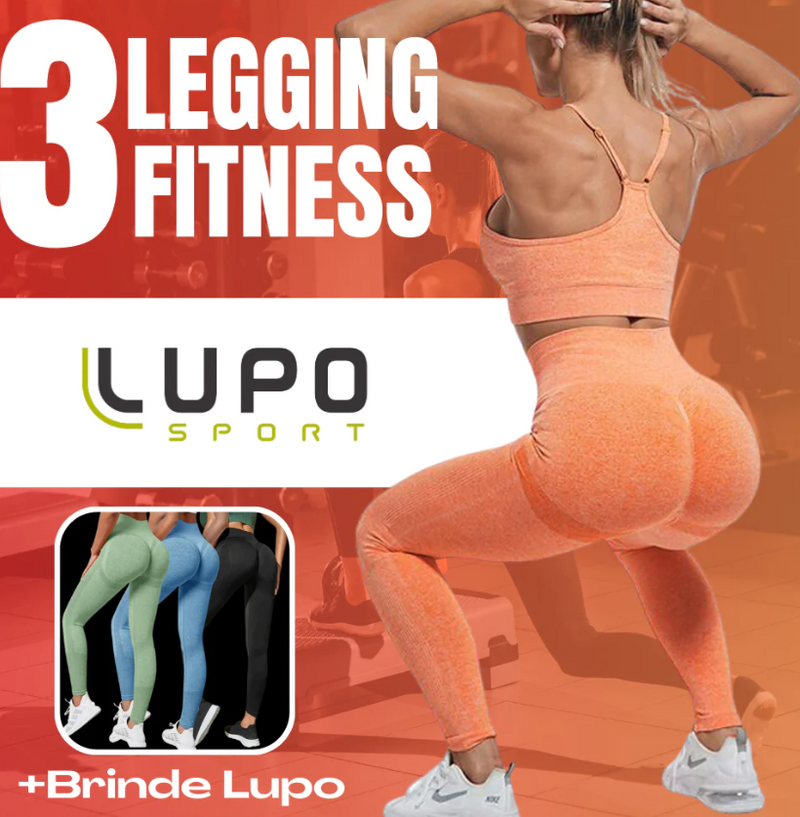 3 Leggings Lupo | Modelagem 3D e Não Marca [LIQUIDAÇÃO FRETE GRÁTIS]